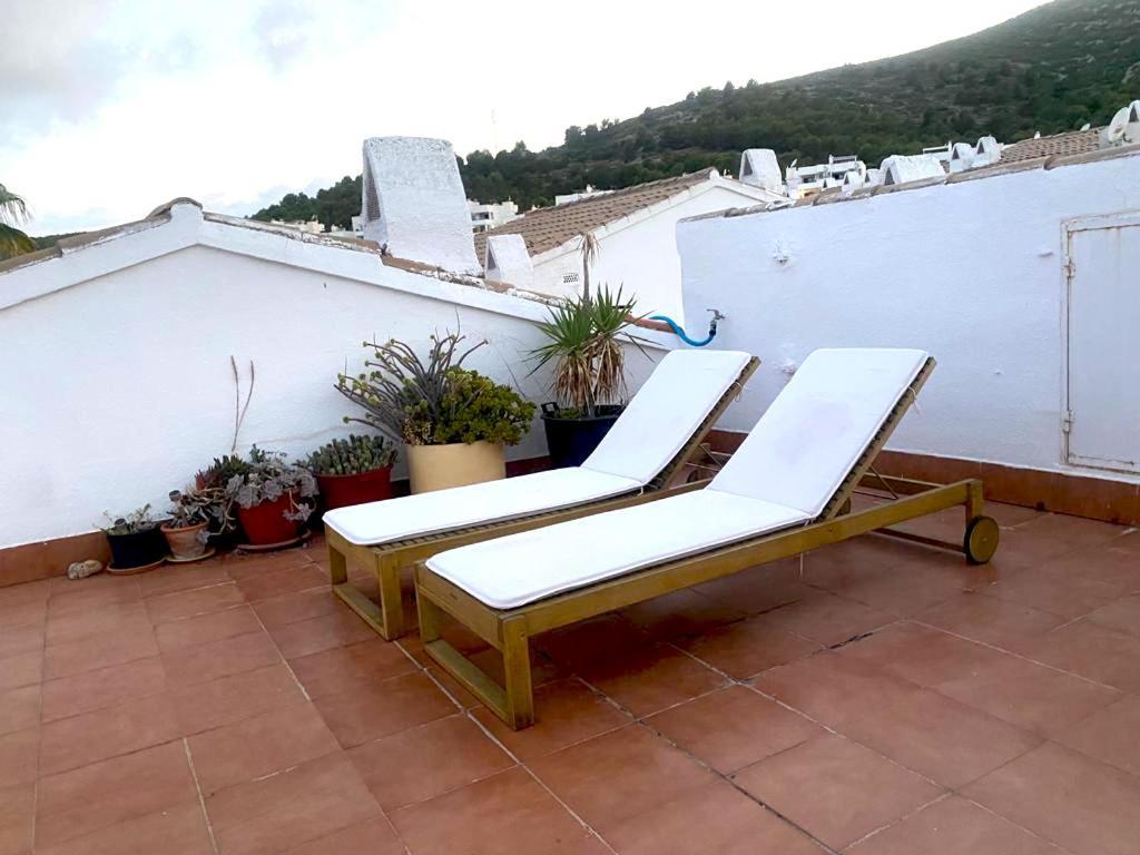 Apartamento Dos Terrazas, Vistas Al Mar. Piscina Пеньискола Экстерьер фото